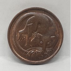 AUSTRALIA 1984 . ONE 1  CENT COIN . FEATHER-TAILED GLIDER